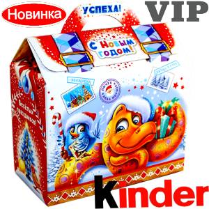 Сладкий подарок на Новый Год в жестяной упаковке весом 1200 грамм по цене 1762 руб в Бугульме