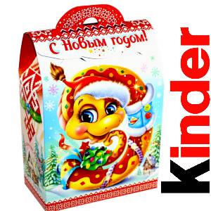 Детский подарок на Новый Год в жестяной упаковке весом 430 грамм по цене 1657 руб в Бугульме
